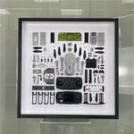 Sophisticated 3D Crafted Decorative Drone Wall Art: Disassembly and Mounting, Artistic Villa Showpiece, Home Decor