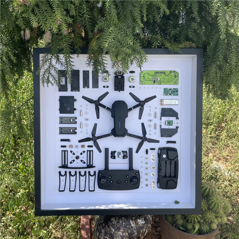 Sophisticated 3D Crafted Decorative Drone Wall Art: Disassembly and Mounting, Artistic Villa Showpiece, Home Decor