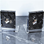 Metal Mechanical Hard Drive with Crystal Base: Exquisite Desktop Display Decor, Showpiece for Model Homes and Villas