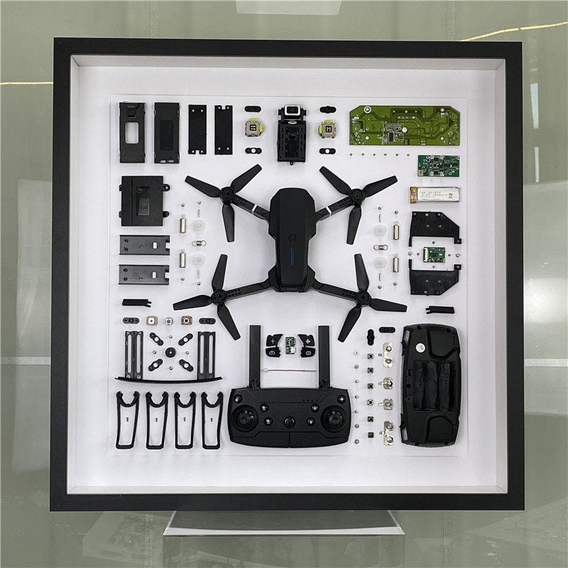 Sophisticated 3D Crafted Decorative Drone Wall Art: Disassembly and Mounting, Artistic Villa Showpiece, Home Decor